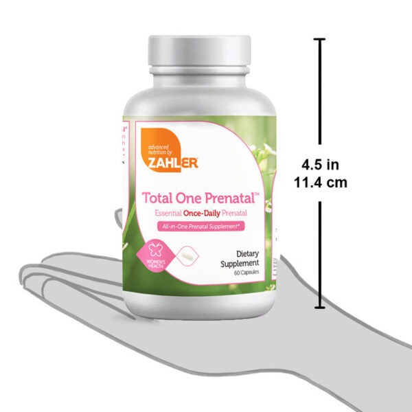 Zahler's Total One Prenatal Womens Health 60 Capsules - Image 4