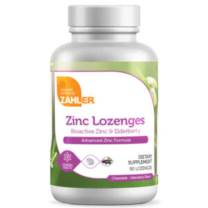 Zahler's Zinc+Elderberry Lozenges General Health 90 Lozenges