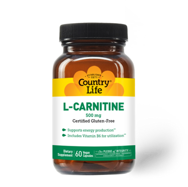 Country Life L-Carnitine Caps 500 mg