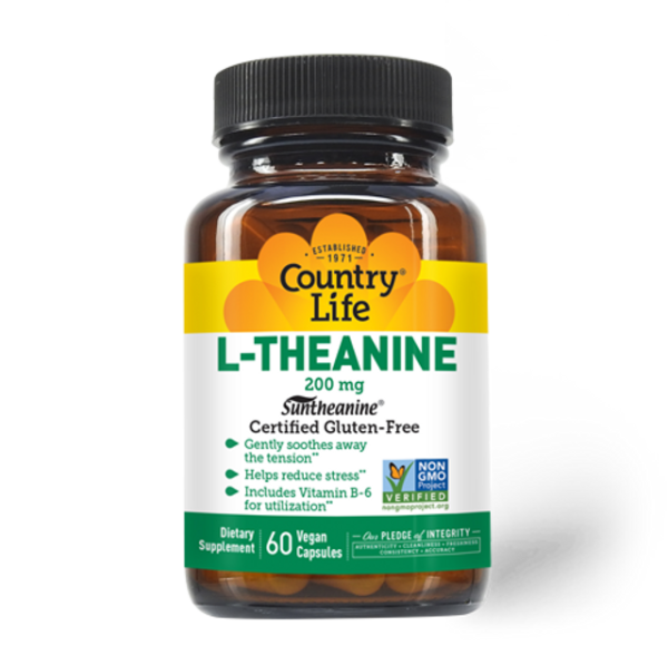 Country Life Suntheanine L-Theanine 200 mg