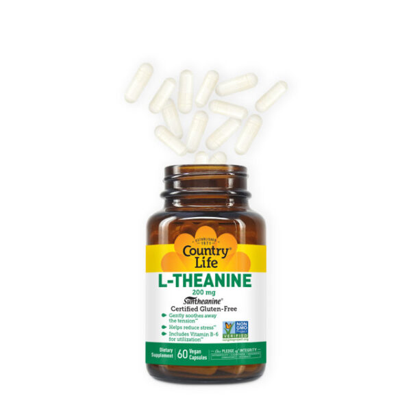 Country Life Suntheanine L-Theanine 200 mg - Image 2