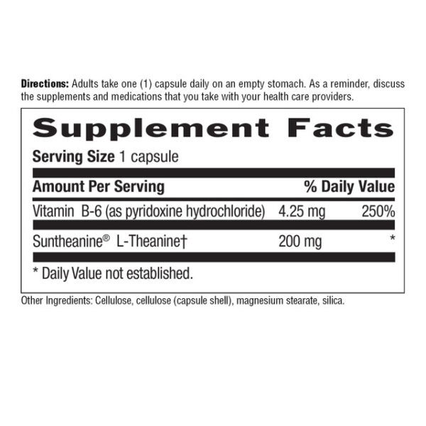 Country Life Suntheanine L-Theanine 200 mg - Image 5