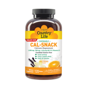 Country Life Chewable Cal-Snack, Calcium-Magnesium