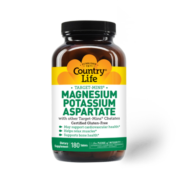 Country Life Target-Mins Magnesium Potassium Aspartate