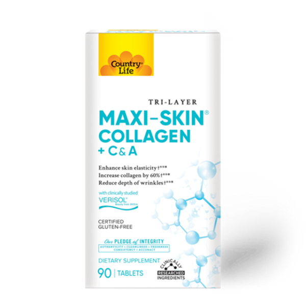 Country Life Maxi-Skin Collagen + C&A Tablets