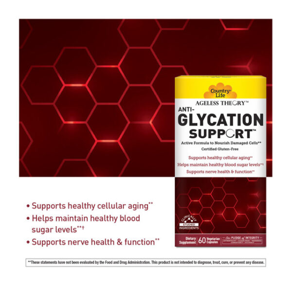 Country Life Ageless Theory Anti-Glycation Support - Image 3