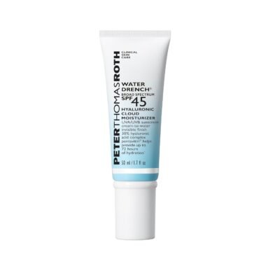 Peter Thomas Roth | Water Drench Broad Spectrum SPF 45 Hyaluronic Cloud Moisturizer | SPF Moisturizer For Face, Lightweight Sunscreen For Face (Pack of 1)