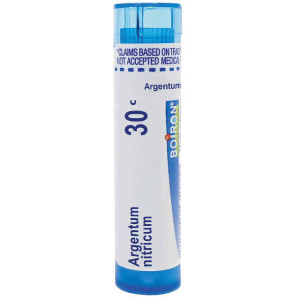 Boiron Argentum Nitricum 30C, 80 Pellets, Homeopathic Medicine for Apprehension and Stage Fright