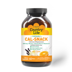 Country Life Chewable Cal-Snack, Calcium-Magnesium