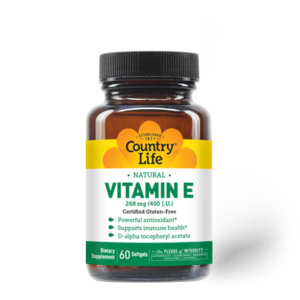 Country Life Natural Vitamin E - 400 I.U.