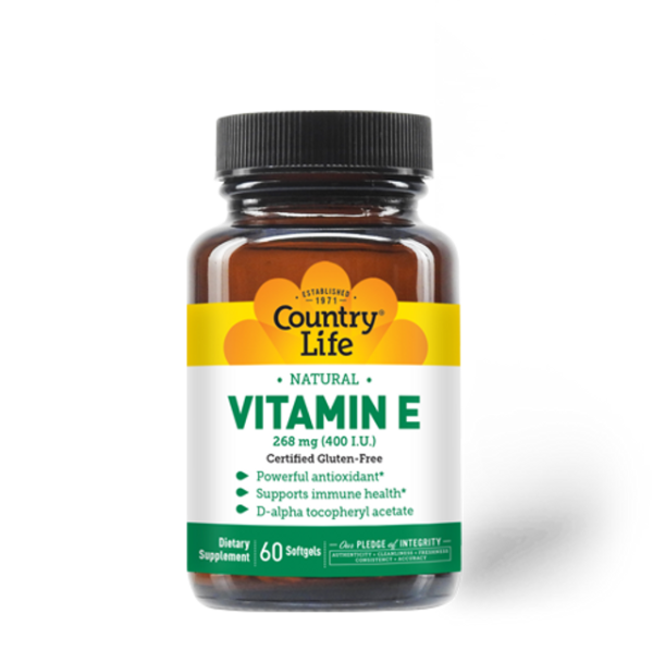 Country Life Natural Vitamin E - 400 I.U.