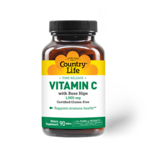 Country Life Time Release Vitamin C with Rose Hips