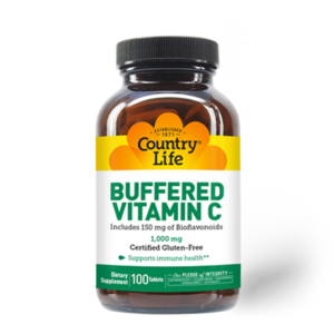 Country Life Buffered Vitamin C with Bioflavonoids 1000mg