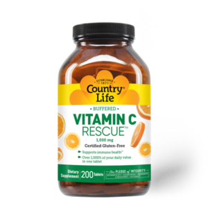 Country Life Buffered Vitamin C Rescue 1000 mg