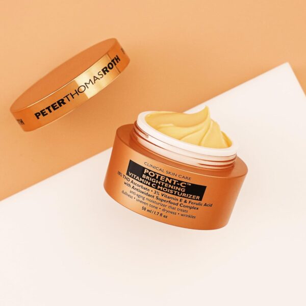 Peter Thomas Roth | Potent-C Brightening Vitamin C Moisturizer, For Dullness, Uneven Skin Tone, Dark Spots and Wrinkles, Antioxidant Moisturizer - Image 2