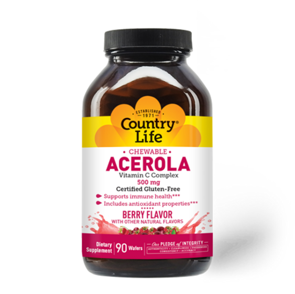 Country Life Chewable Acerola 500 mg