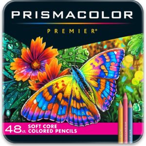 Prismacolor Premier Colored Pencils, Soft Core, 48 Pack