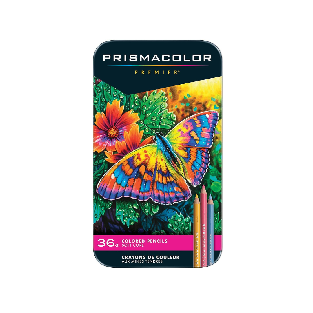 Prismacolor 92885T Premier Colored Pencils, Soft Core, 36 Pack