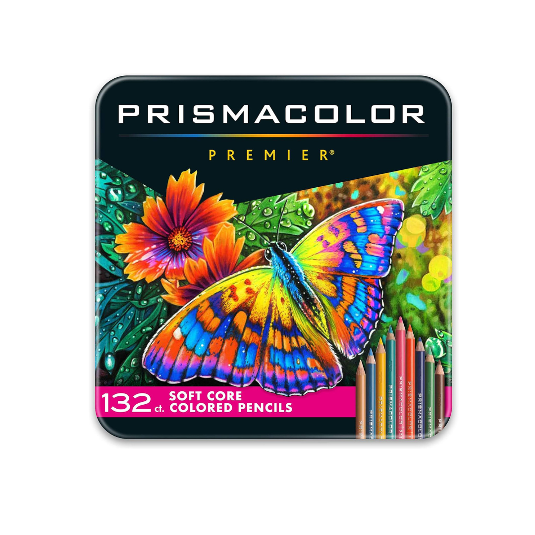 Prismacolor Colored Pencils, Premier Soft Core Pencils, Assorted, 132 Count