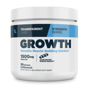 Transparent labs GROWTH Powder unflavored 30servings