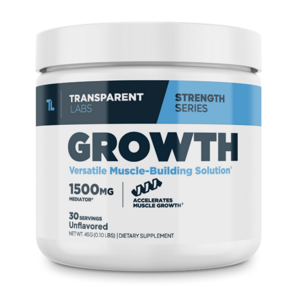 Transparent labs GROWTH Powder unflavored 30servings