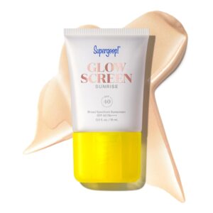 Supergoop! Glowscreen (SPF 40) - 0.5 fl oz - Glowy Primer + Broad Spectrum Sunscreen - Adds Instant Glow - Helps Filter Blue Light