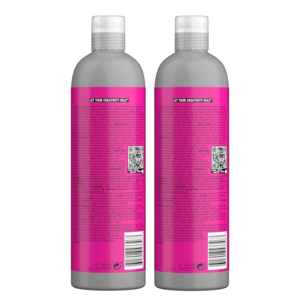 TIGI Bed Head Shampoo and Conditioner For Dry Hair Self Absorbed Nourishing Hair Care to Visibly Repair Hair and Strengthen it From Within 25.36 Fl Oz (Pack of 2) - Image 3