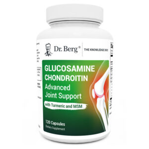 Dr. Berg Glucosamine Chondroitin MSM Turmeric & Boswellia - Advanced Joint Support Supplement with Glucosamine Sulfate 1500mg - 120 Capsules