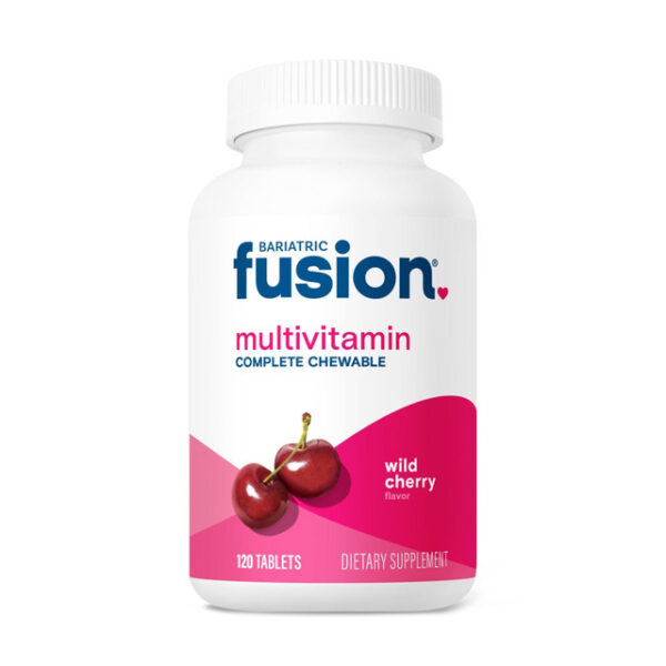 Bariatric Fusion Wild Cherry Complete Chewable Multivitamin 120 Tablets