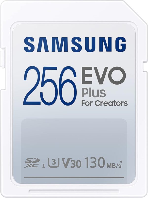 SAMSUNG EVO Plus Full Size 256GB SDXC Card 130MB/s Full HD & 4K UHD, UHS-I, U3, V30 (MB-SC256K/AM) - Image 4