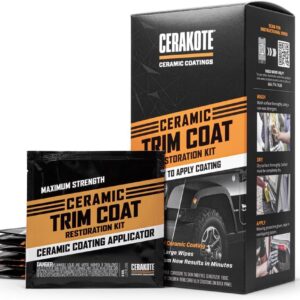 CERAKOTE® Ceramic Trim Coat Kit - Quick Plastic Trim Restorer - Ceramic Coating Black Trim Restoration to Last Over 200 Washes – A Ceramic Coating