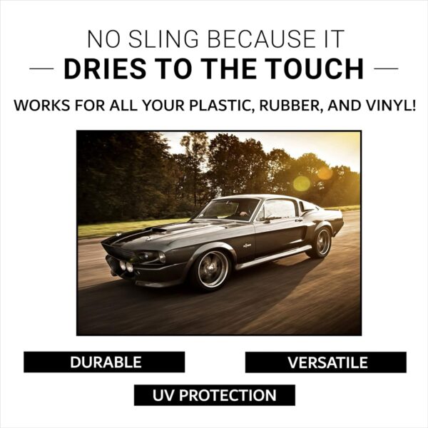 CAR GUYS Tire Shine Spray | The Perfect Shine | Durable and User Friendly Tire Dressing | Long Lasting UV Protection | 18 Oz Kit with Applicator Pad - Image 3