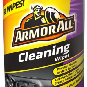 Armor All Car Cleaning Wipes, Wipes for Car Interior and Car Exterior, 90 Wipes Each