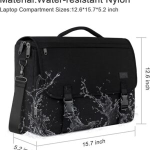 MATEIN Messenger Bag for Men, Briefcases Lightweight Men's Laptop Bag Crossbody School Satchel Bags Computer Work Office Bag