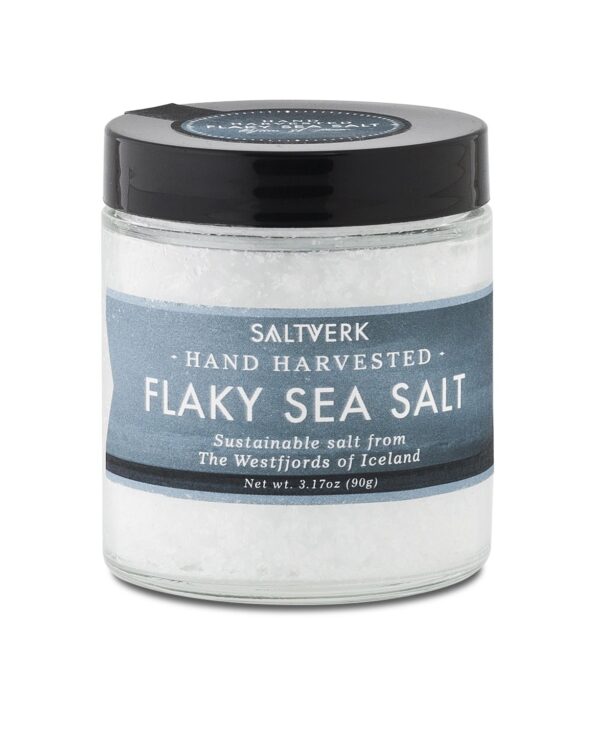 Saltverk Birch Smoked Sea Salt - 3.17 Ounces Jar - Hand Harvested Gourmet - Sustainably Made