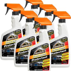 Armor All Interior Car Cleaner Spray Bottle, Protectant Cleaning for Cars, Truck, Motorcycle, Ultra Shine, 16 Fl Oz, Pack of 6,