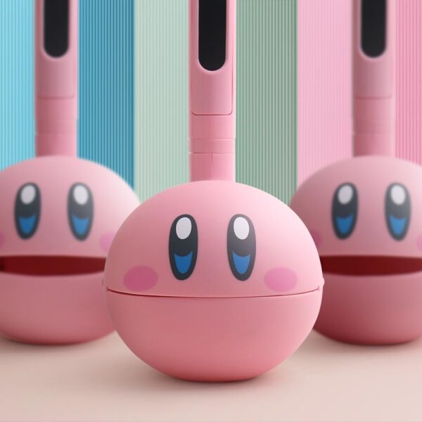 Otamatone Kirby Pink Star Hero Japanese Electronic Musical Instrument Portable Music Synthesizer from Japan by Maywa Denki Studio Award Winning, Educational Fun Gift Game Character Pink Hero - Image 2