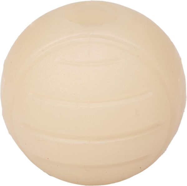 Amazon Basics Dog Toys, Interactive Glow Rubber Balls, (Pack of 3), 2.5 inch, Beige - Image 3