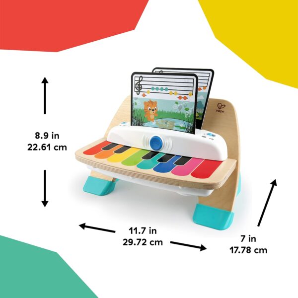 Baby Einstein and Hape Magic Touch Piano Wooden Musical Toddler Toy, Age 6 Months and Up - Image 6