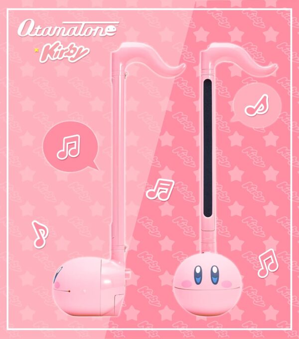 Otamatone Kirby Pink Star Hero Japanese Electronic Musical Instrument Portable Music Synthesizer from Japan by Maywa Denki Studio Award Winning, Educational Fun Gift Game Character Pink Hero - Image 4