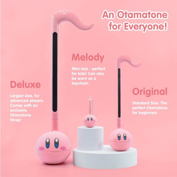 Otamatone Kirby Pink Star Hero Japanese Electronic Musical Instrument Portable Music Synthesizer from Japan by Maywa Denki Studio Award Winning, Educational Fun Gift Game Character Pink Hero - Image 3