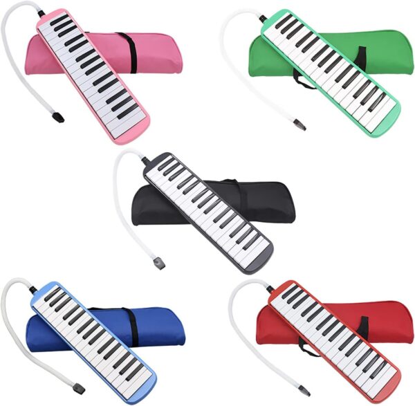 Melodica 32 Key Pianica Portable with Carrying Bag Short and Long Mouthpieces for Beginners Kids Gift - Image 5