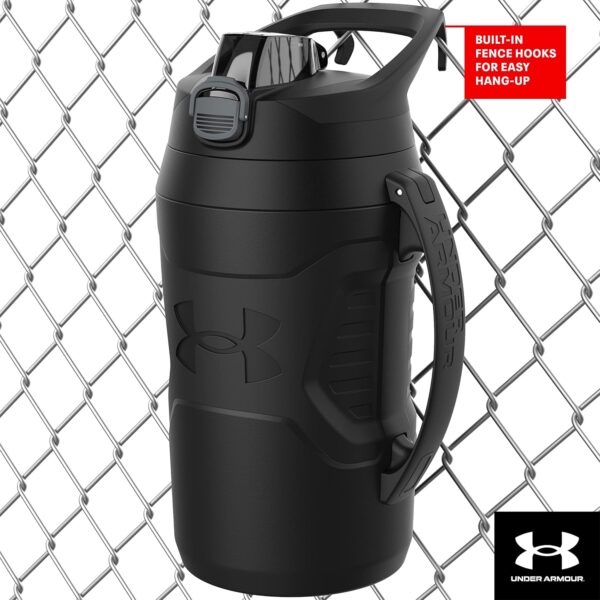 Under Armour Half Gallon Water Bottle Insulated, 64oz Insulated Water Bottle with Handle, Sports Water Jug, Fence Hook, Leak Resistant, for Baseball, Football & More - Image 3