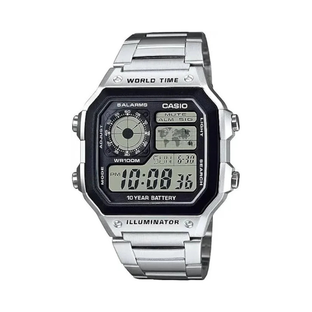 Casio AE1200WH Series | Men’s Digital Watch | 100M WR