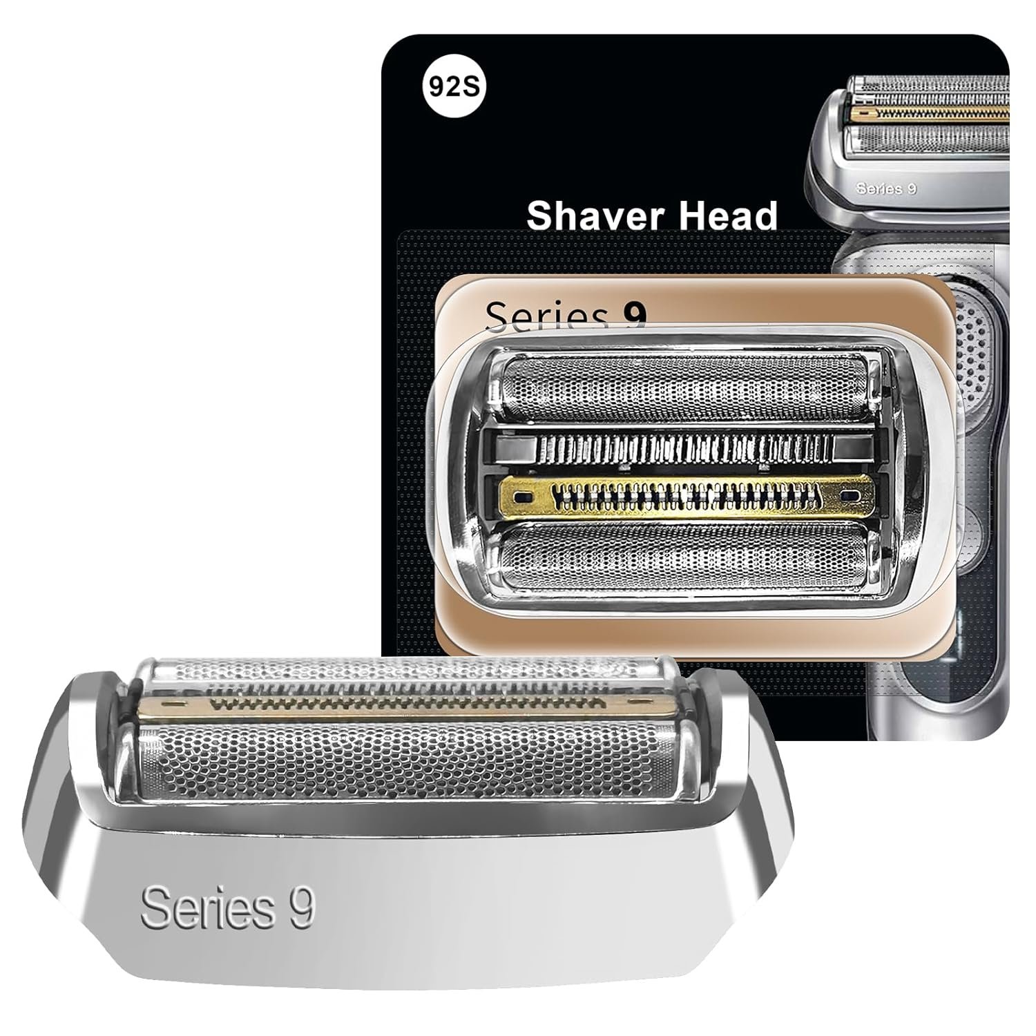 Series 9 92S Electric Shaver Head Replacement,Compatible with Braun