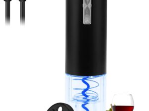 COKUNST Electric Wine Opener, Rechargeable Automatic Wine Corkscrew Bottle Opener