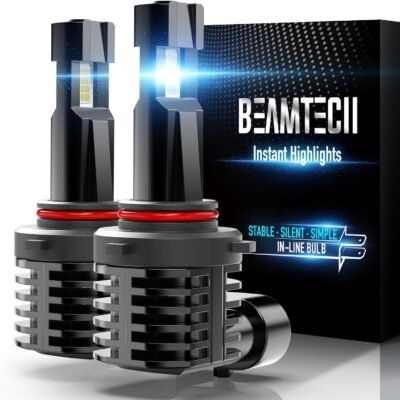 BEAMTECH 9005 Fog Light Bulb, HB3 Fog Bulb 6500K Fog Light