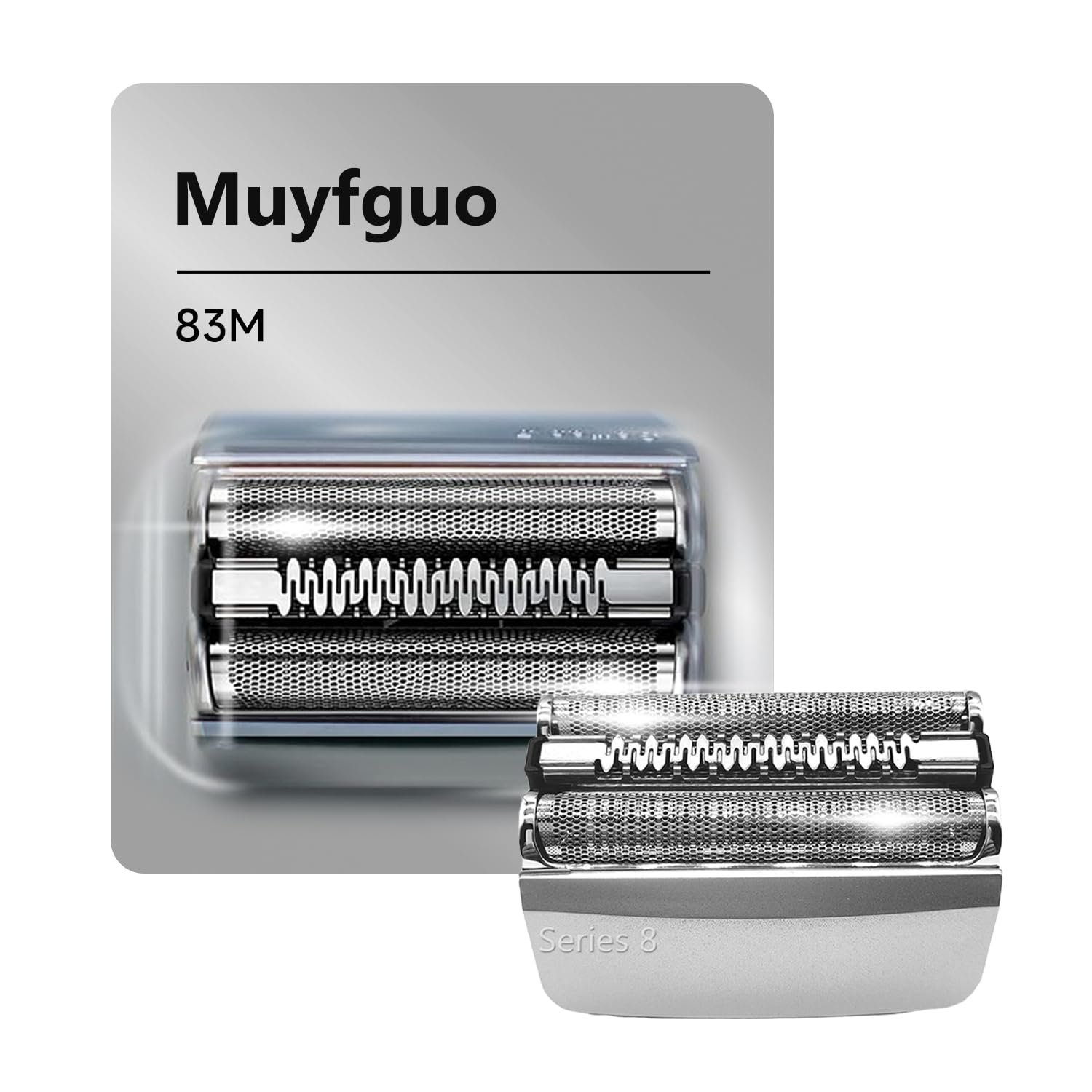 83M Electric Replacement Shaver Head Accessories for Braun Series 8 Shaving Razor Head, Suitable for Braun 8 Series Models