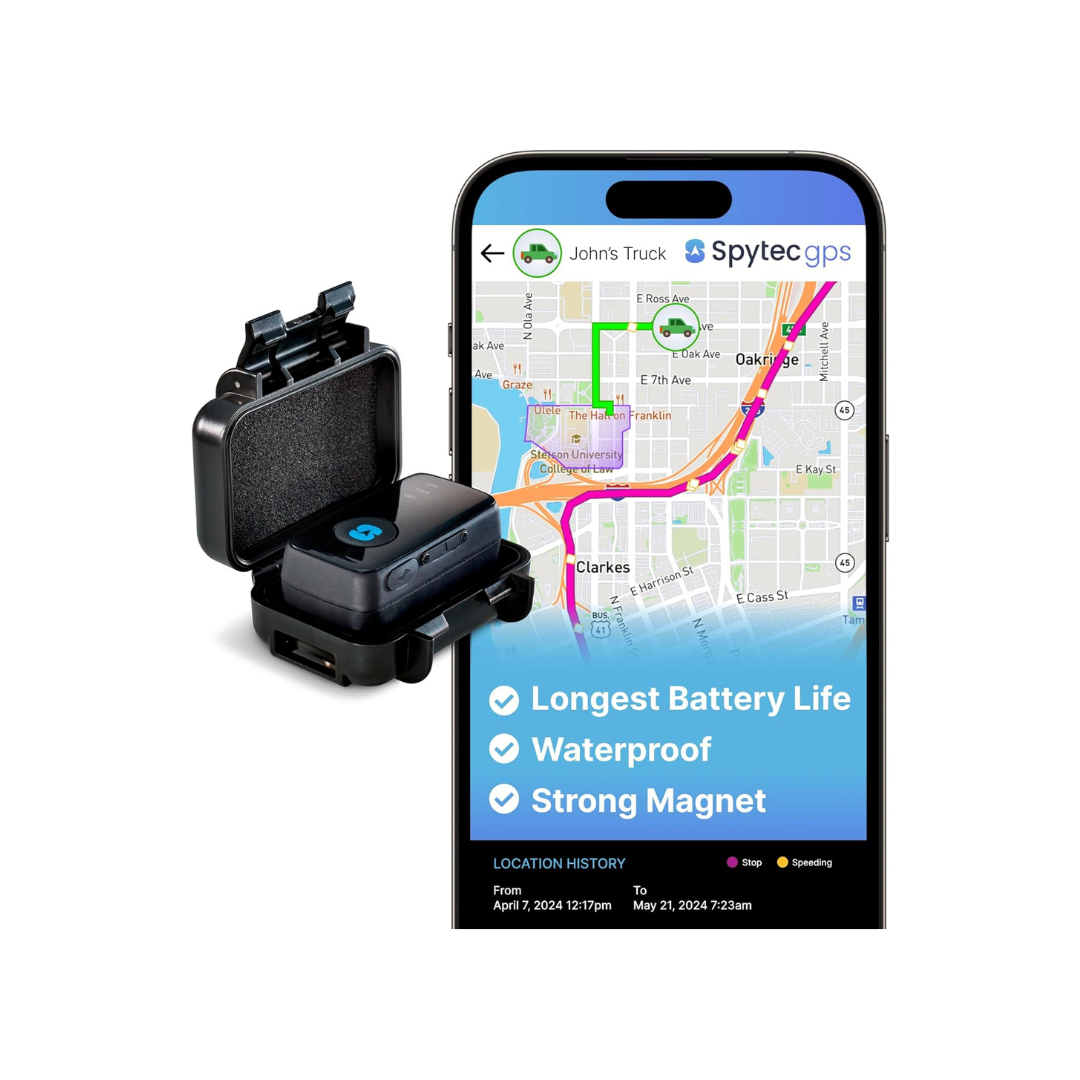 Spytec GPS Mini GPS Smart Tracker for Vehicles, Cars, Trucks,  GPS Tracker Device for Kids ,USA Made Tech
