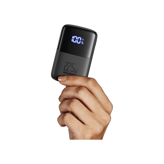 INIU Portable Charger, Smallest 22.5W 10000mAh Power Bank, USB C in/Output Fast Charging 3-Output Mini Battery Pack Charger with Phone Holder for iPhone 16 15 14 13 12 Samsung S23 Google iPad Tablet